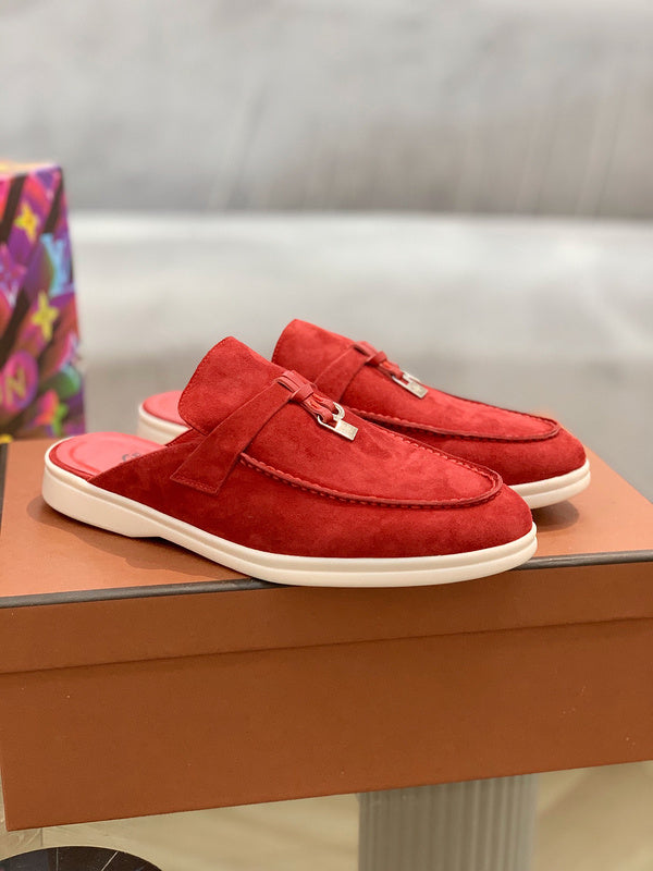 GLS18 Leather shoes Women35-42 Man40-45 Slipper with box