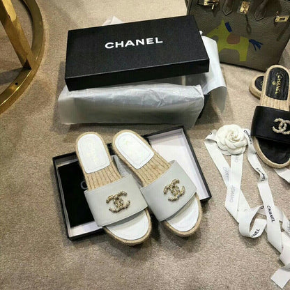 MCS0 Leather slippers shoes 35-40 With box