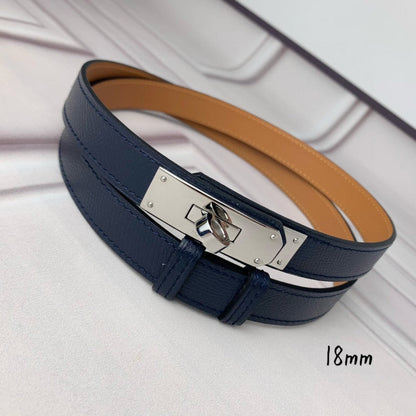 HBL7 Real leather 1.8CM 95-110CM Belt with all packing