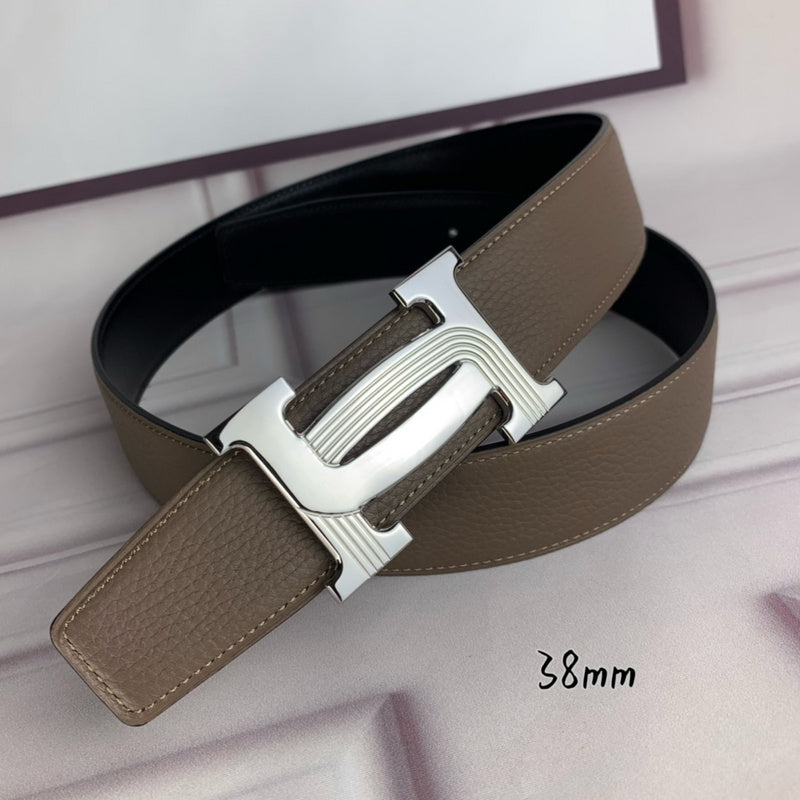 HBL5 Real leather 3.8CM 95-125CM Belt with all packing