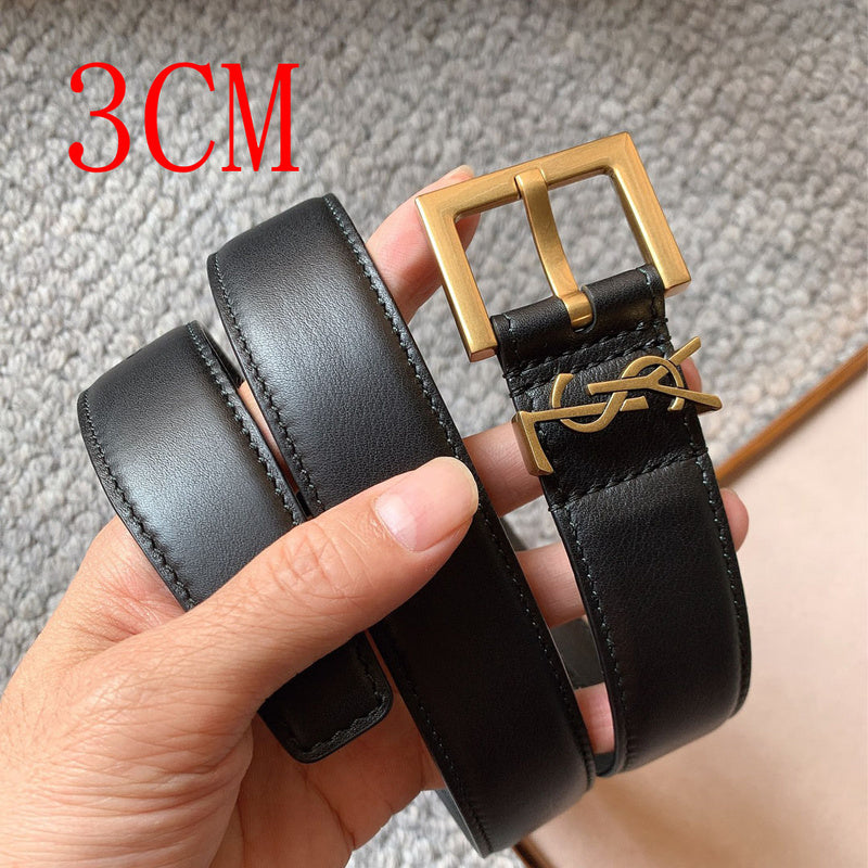 YBL2 Real leather 2.0CM Or 3.0CM 95-110CM Belt with all packing