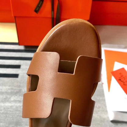 OHS07 Couples slipper Leather Shoes 36-42 with box