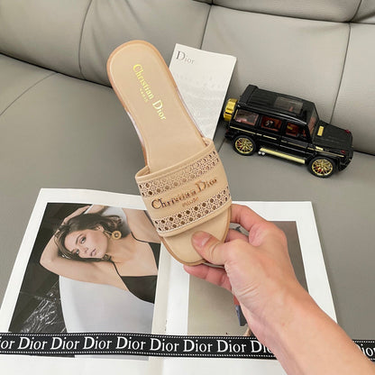 MBDS1 Leather Slippers Size 35-41 Shoes with Box