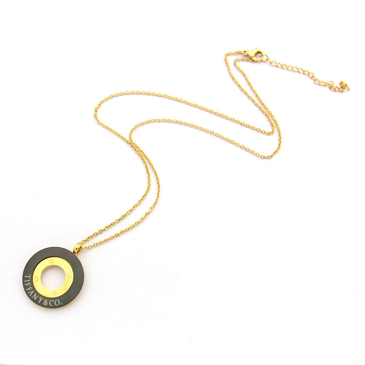 TN4 Necklace 316L steel plating gold necklaces   Jewelry