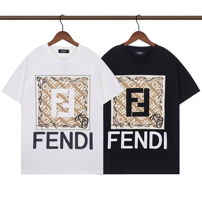 FDC8 New  Men's and women's letter T-shirt Clothing