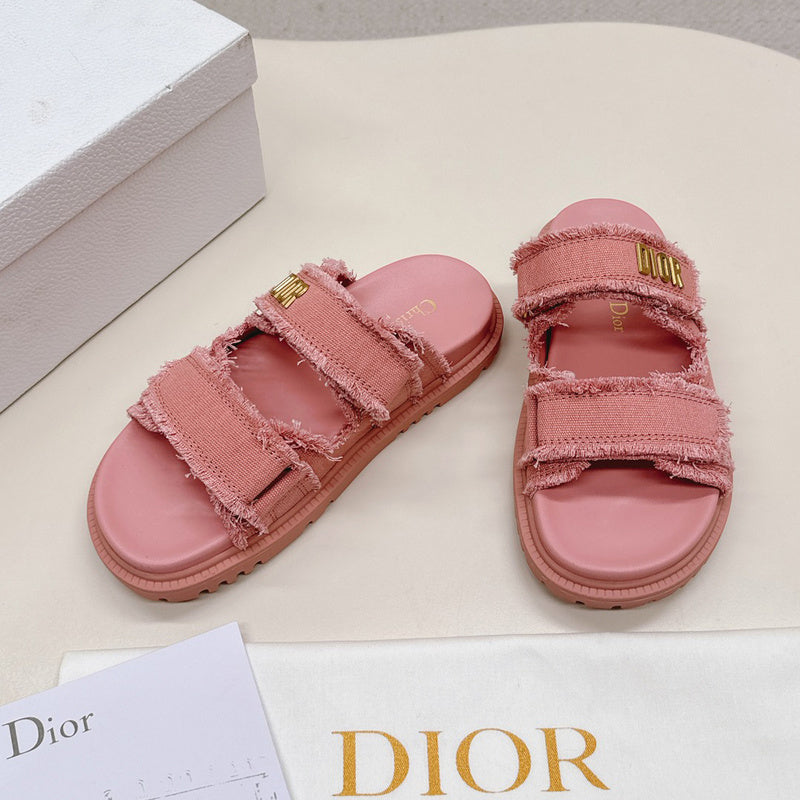 ODS3 Leather Women Slipper Size 35-42 Shoes with box