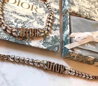 DIB5 Necklace high quality Pendant for women gift necklace bracelet set  Jewelry