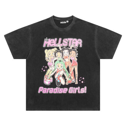 HEC5  Men's and women's summer short-sleeved T-shirt clothes