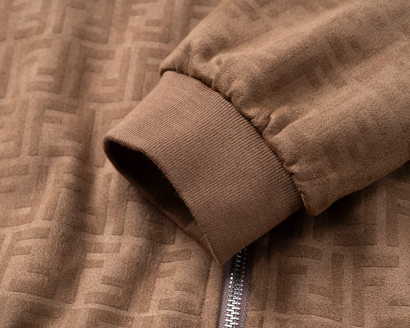 FDC15 New Spring and Autumn thin imitation deer skin velvet jacket long sleeved cardigan clothes