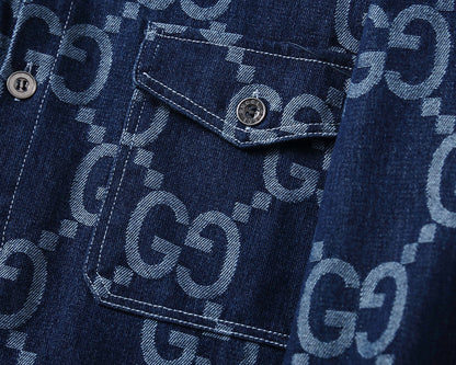 GUC018 New autumn and winter denim shirt