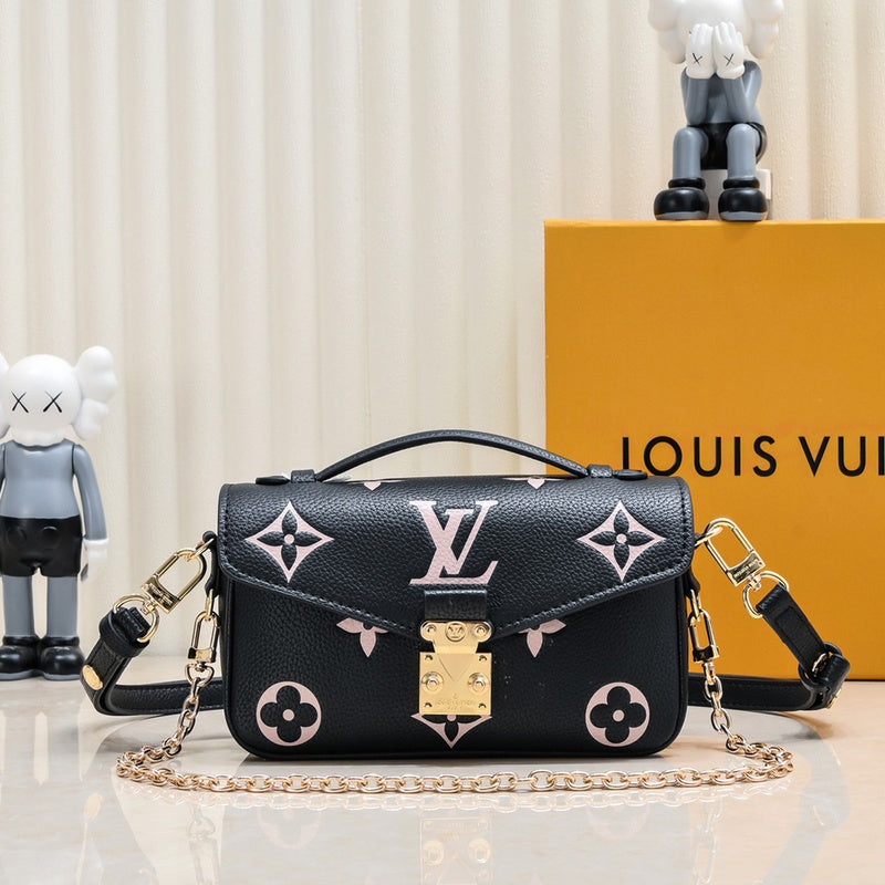 LLP040 Leather bag 21.5x13.5x6CM Bags