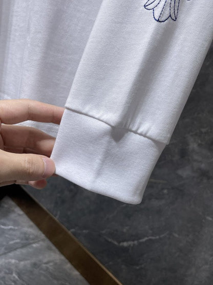 KLC20 New men's and women's pure cotton long sleeved casual clothes