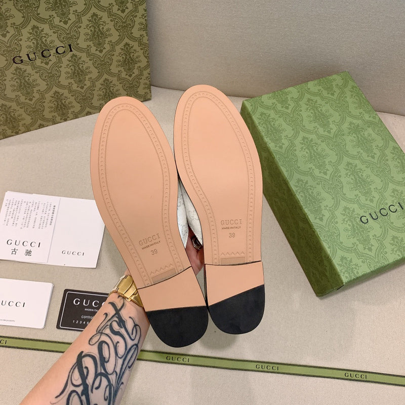 MJGS20 Leather slipper Women shoes 35-43 With box