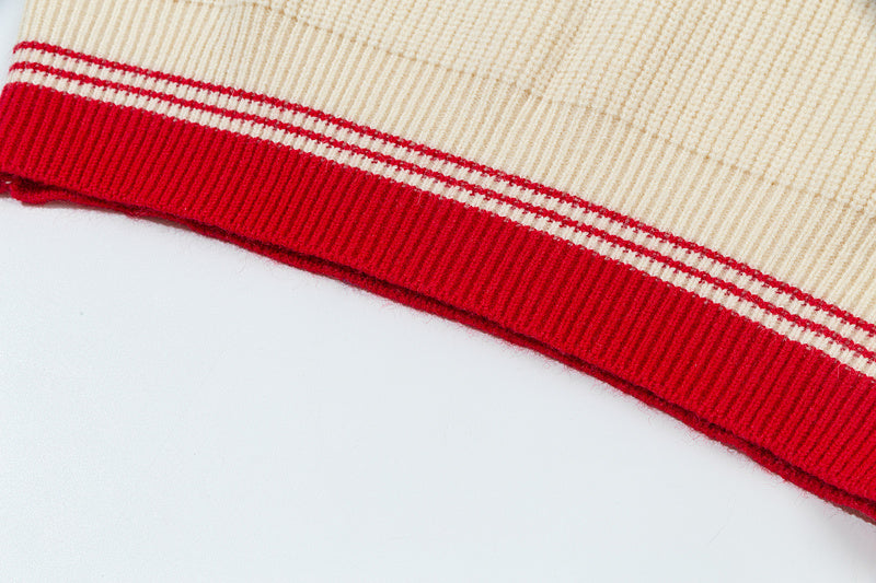 AMC42 New Spring and Autumn Sweater Vest Clothing