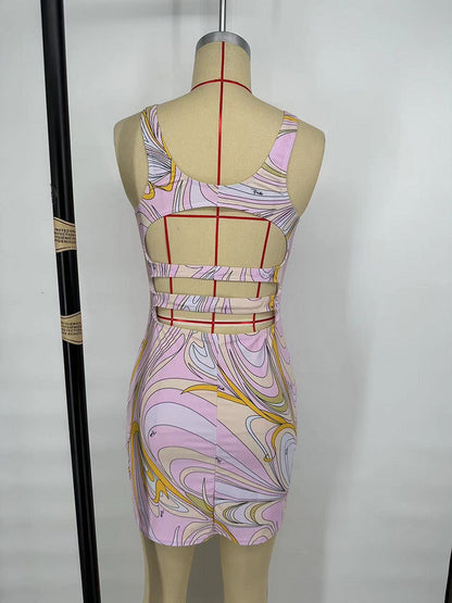 PUC03  Women's swimsuit one-piece skirt