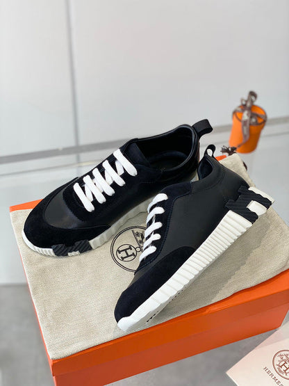 BMHS9 Leather Shoes Women35-41 Man 40-44 with box