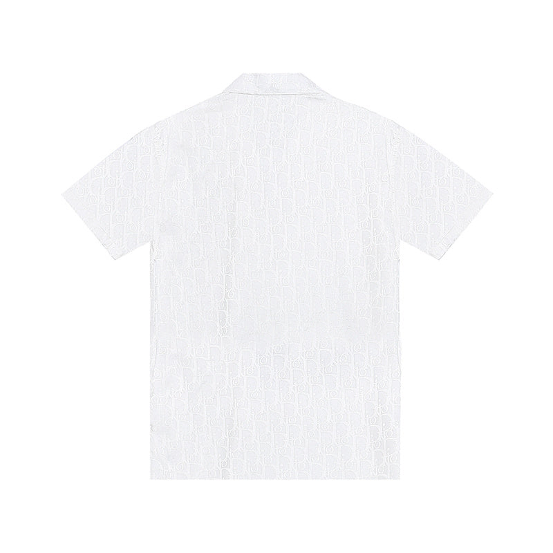 DIC112 New men's summer short sleeved collared shirt clothing