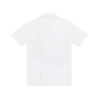 DIC112 New men's summer short sleeved collared shirt clothing