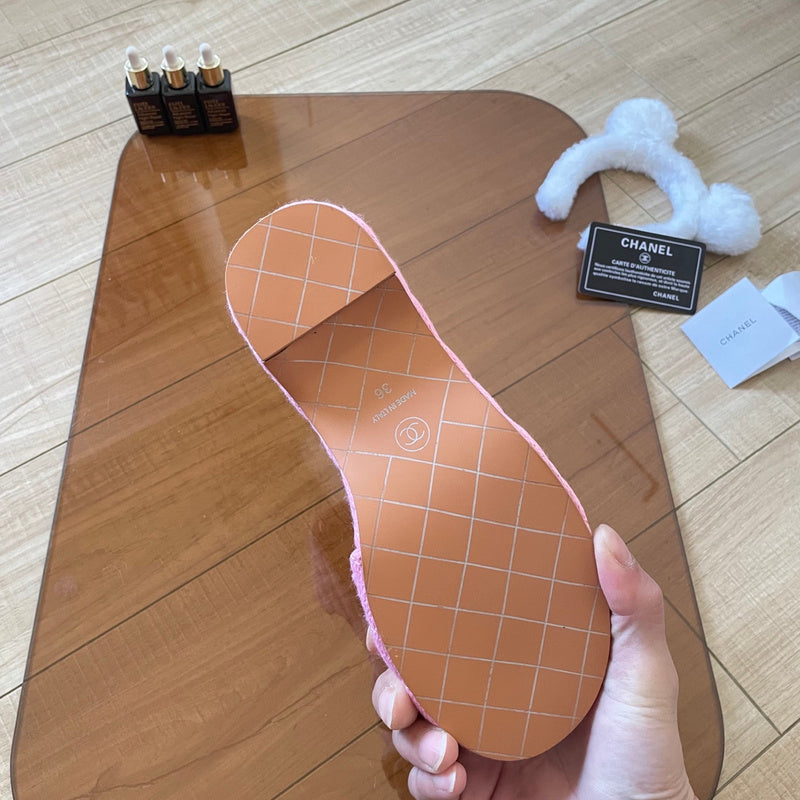 MBCS12 Leather Slippers Size 35-41 Shoes with Box