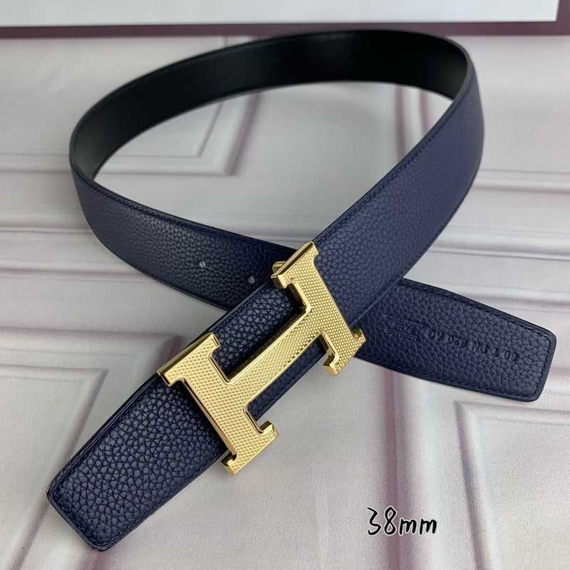 HBL3 Real leather 3.8CM 95-125CM Belt with all packing