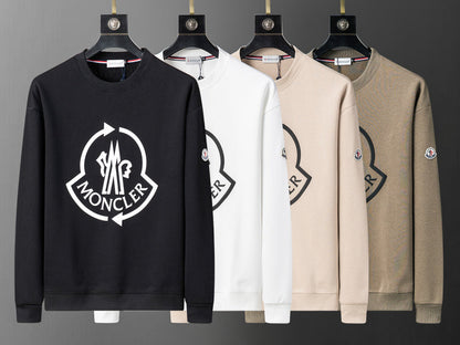 MOC037  New men's autumn and winter double-sided cotton new pullover hoodie clothing