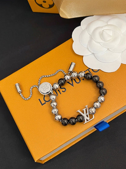 L138   Titanium steel ball bracelet jewelry