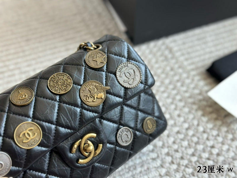 MCP27 Shoulder Bag 23CM Or 25CM Leather Bags With box