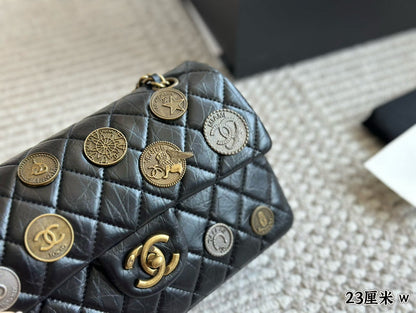 MCP27 Shoulder Bag 23CM Or 25CM Leather Bags With box