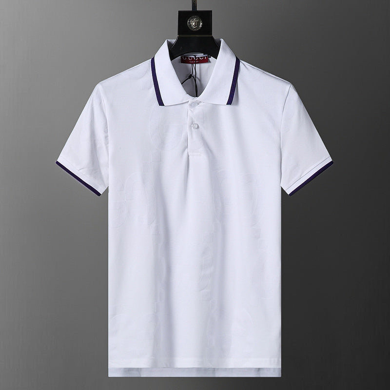 GUC055 Men's short sleeved lapel polo shirt clothing