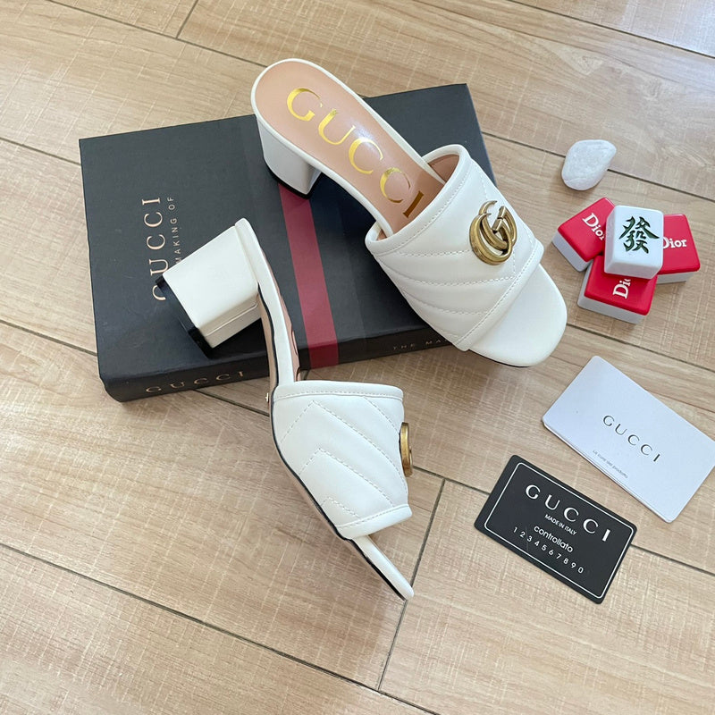 MJGS60 Slippers 6.5CM Women shoes 35-40 With box