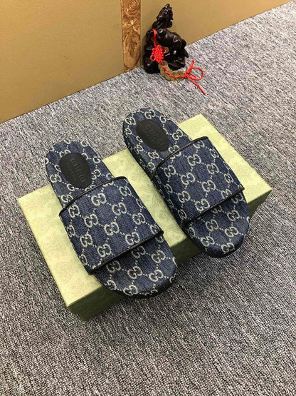 YGS12 shoes man and women slippers with all packaging