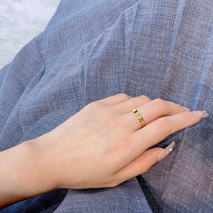 J095  Titanium steel ring jewelry for both men and women