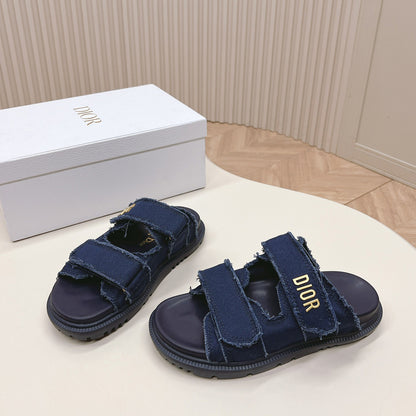 ODS3 Leather Women Slipper Size 35-42 Shoes with box