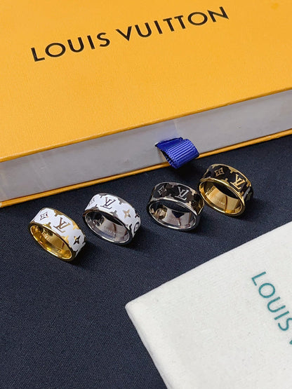 J140   Men's and women's titanium steel ring jewelry