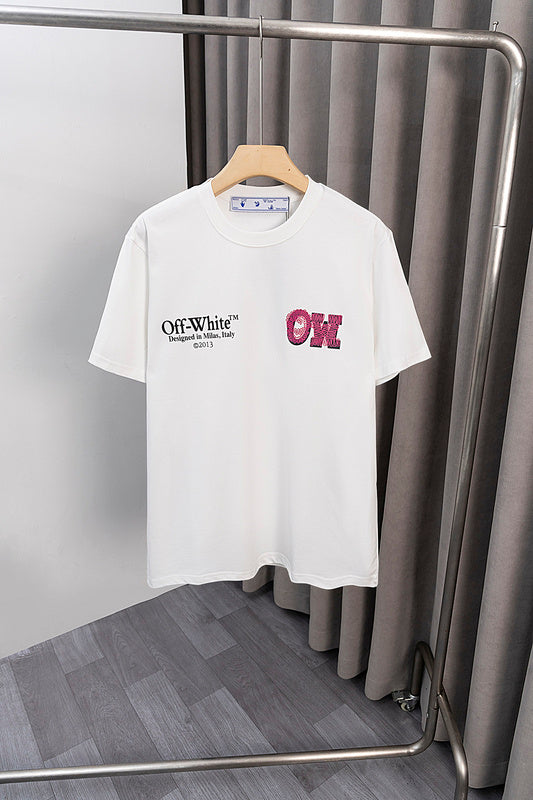 OFFC38   Men's and women's summer short-sleeved T-shirt clothes