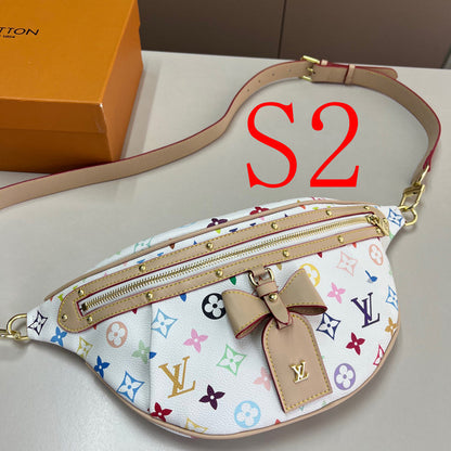MLP5 Leather Bag 31-18CM Shoulder bags With box