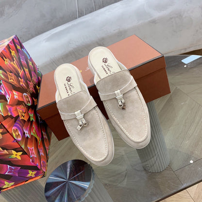 GLS19 Leather shoes Women35-42 Man40-45 Slipper with box