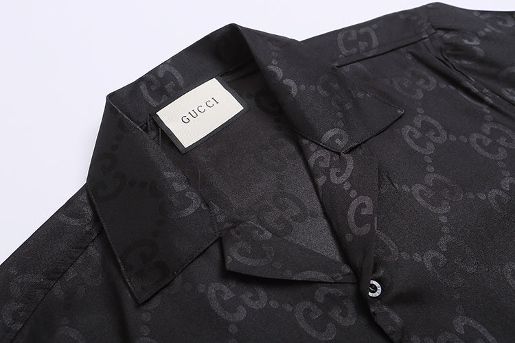 GUC081  New men's summer short sleeved collared shirt clothing