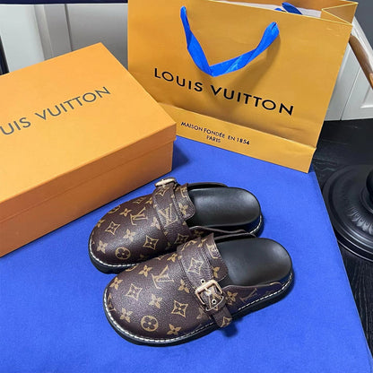 MLS9 Leather slippers Women shoes 35-40 With box