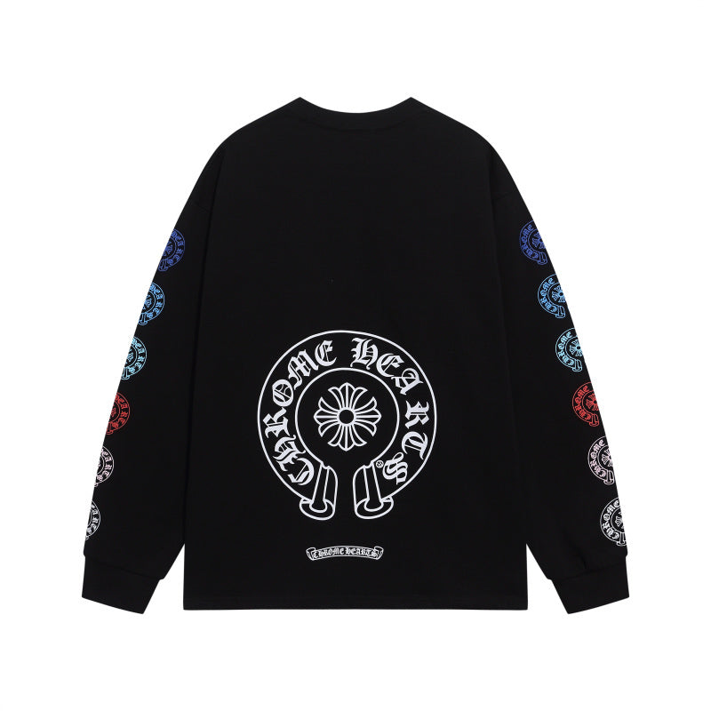 KLC21 New men's and women's pure cotton long sleeved casual clothes