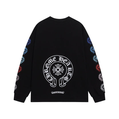 KLC21 New men's and women's pure cotton long sleeved casual clothes