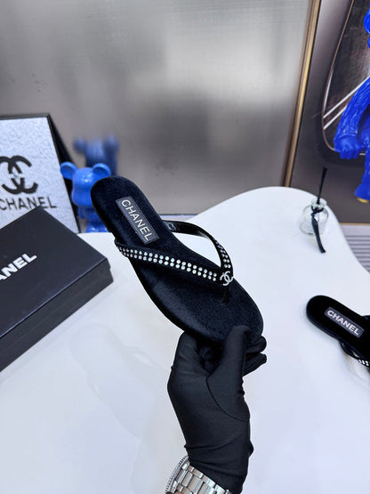 MBCS4 Leather Slippers Size 35-42 Shoes with Box