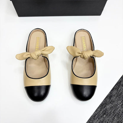 MBCS11 Leather Slippers Size 35-40 Shoes with Box