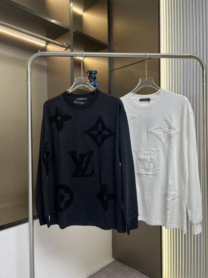 LVC019  New men's and women's spring and autumn pure cotton long sleeved casual clothes