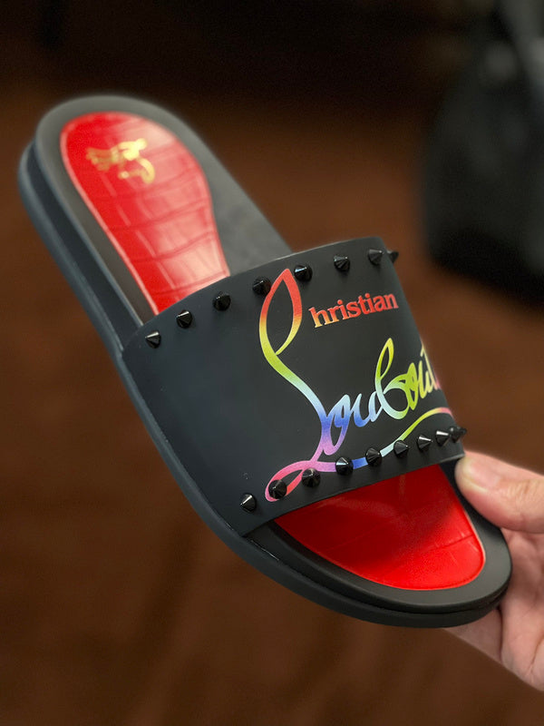 HJCL1 Leather Slipper Size 38-45 Shoes with box