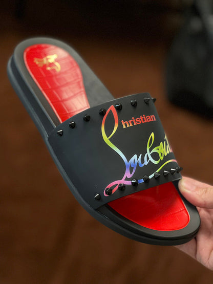 HJCL1 Leather Slipper Size 38-45 Shoes with box