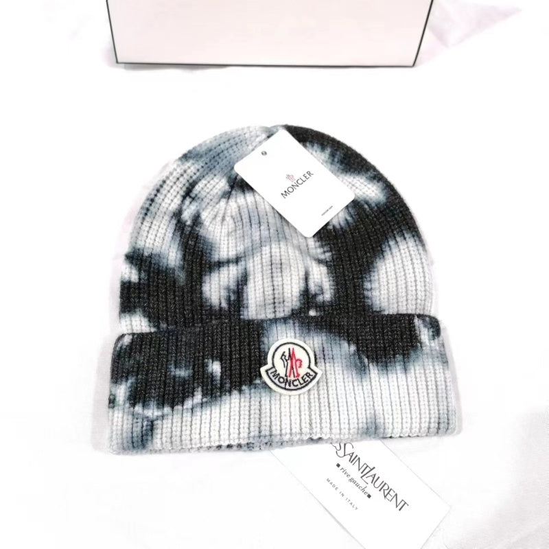 PMOH3  New tie dye multi-color core yarn knitted hat