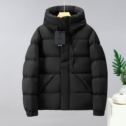 MOC72  New fall and winter hooded stand-up collar down jacket