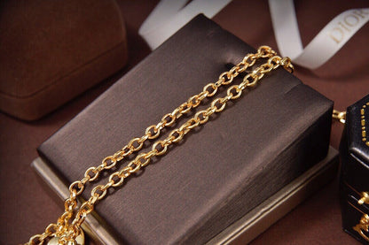 DIN29  necklace gold-plated jewelry, versatile and fashionable