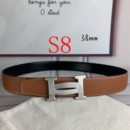 HBL5 Real leather 3.8CM 95-125CM Belt with all packing